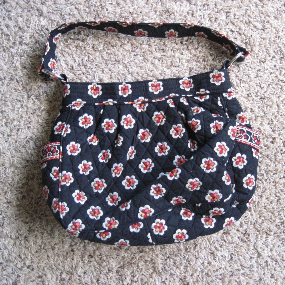 Vera Bradley Black Pirouette Reversible Tote